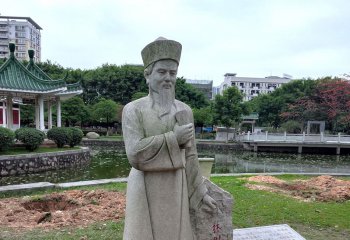 林則徐雕塑-公園歷史文化名人大理石林則徐虎門(mén)銷(xiāo)煙石雕雕塑