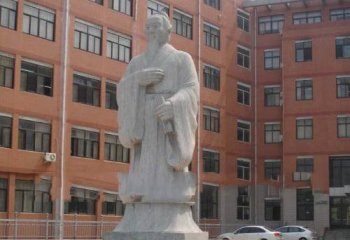 孟子雕塑-大學校園擺放大理石古代儒家學派代表人物孟子石雕