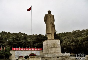 毛澤東雕塑-廣場(chǎng)戶(hù)外大理石石雕偉人毛澤雕塑