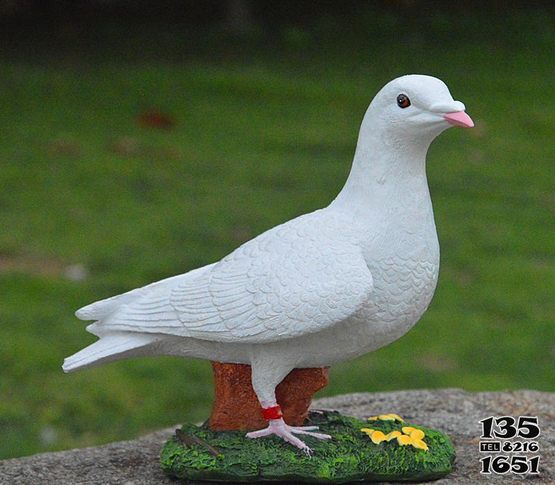 鴿子雕塑-公園戶外創(chuàng)意仿真動物裝飾品擺件鴿子雕塑高清圖片