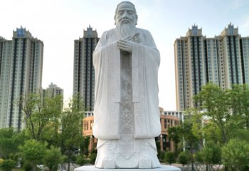 孔子雕塑-萬世師表校園孔子中國(guó)歷史名人古代著名思想家教育家雕塑