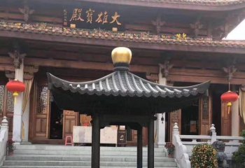 香爐雕塑-道觀(guān)化寶焚經(jīng)鑄鐵元寶香爐雕塑