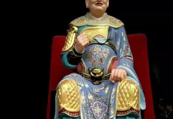 60太歲甲子雕塑-寺廟隆明玻璃鋼彩繪供奉神佛太歲雕塑