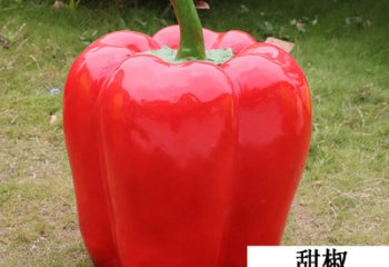 蔬菜雕塑-幼兒園大型戶外仿真植物假蔬菜甜椒雕塑農場景觀玻璃鋼模型擺件園區(qū)裝飾