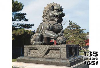 極致精致，讓公園繡球、獅子、動物石雕打造無與倫比的藝術氛圍