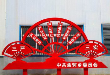 不忘初心牢記使命——不銹鋼黨建裝飾產品