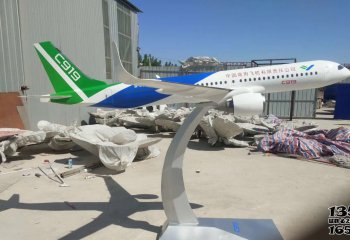 飛機雕塑-公園 戶外大型工藝品飛機雕塑