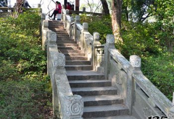 欄桿欄板雕塑-公園涼亭樓梯臺(tái)基大理石欄桿