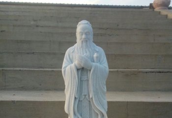 孔子雕塑-學(xué)院公園漢白玉至圣先師孔子石雕