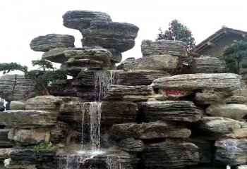 假山雕塑-園林塑石千層假山流水景觀(guān)