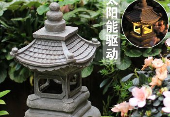 石燈雕塑-日式庭院戶(hù)外落地裝飾宮燈石燈室內(nèi)創(chuàng)意擺件禪觀石燈雕塑