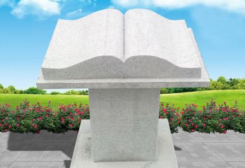 書雕塑-漢白玉石雕公園廣場書雕塑