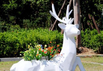 玻璃鋼幾何花盆，助您打造完美自然公園 