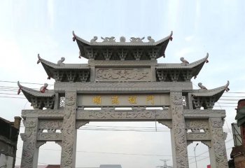 石雕牌坊，傳承中國(guó)工藝文化，賦予百年之久的不朽祝福