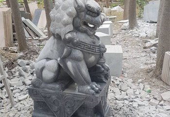 獅子雕塑-鎮(zhèn)宅招財(cái)大型仿真動(dòng)物獅子雕塑