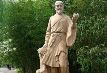 李時珍雕塑-園林景觀大理石醫(yī)學家李時珍石雕塑