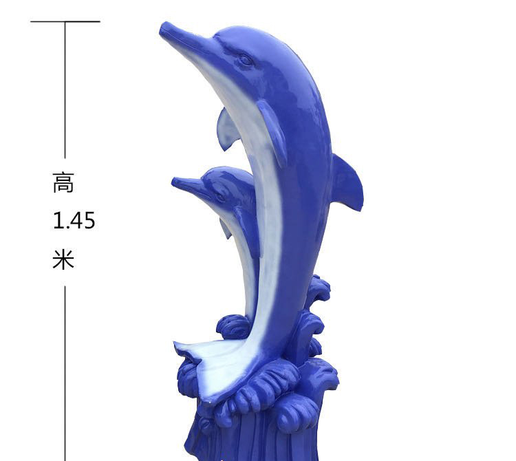 玻璃鋼海豚雕塑-玻璃鋼海豚雕塑，玻璃鋼海豚造型雕塑  高清圖片