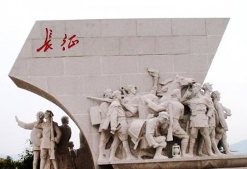 展現(xiàn)八路軍歷史，石雕傳遞永久的記憶