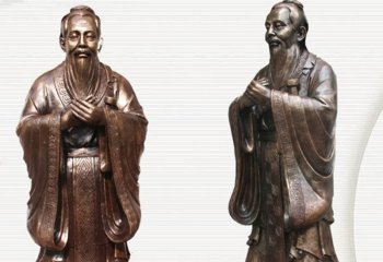 玻璃鋼雕像，脈絡(luò)古代名人孔子！